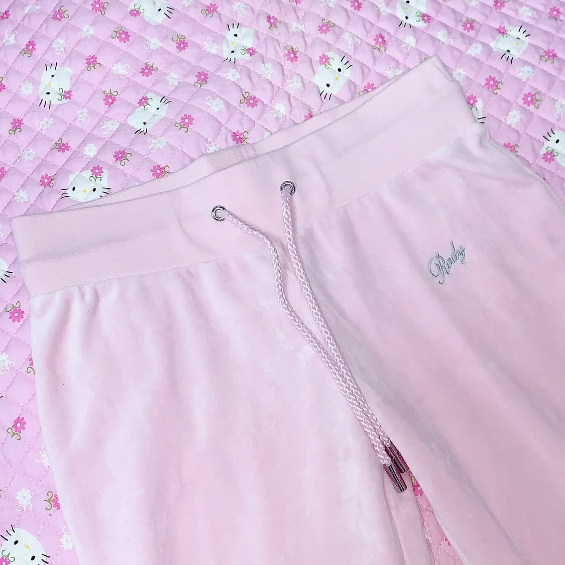 핑크 큐빅 키티 셋업 상품이미지5
