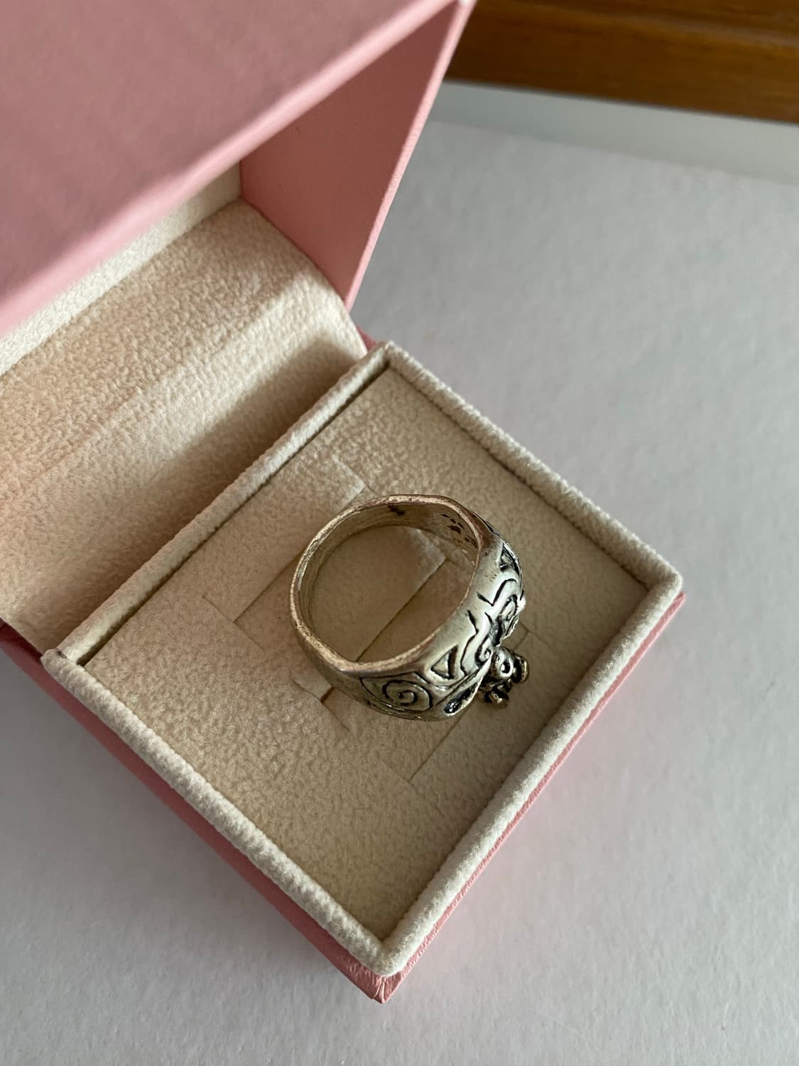 빈티지 해골 반지 상품이미지3