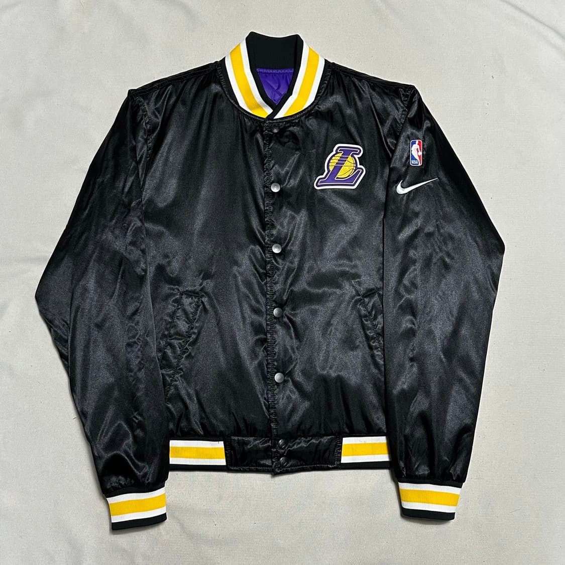 L 나이키 NBA 레이커스 리버시블 바시티 자켓 상품이미지2