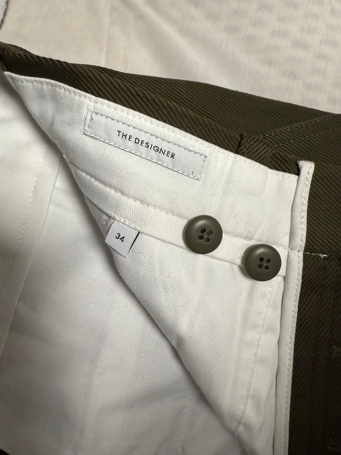 THE DESIGNER Deluxe Cotton 카고 팬츠 (34 / O 상품이미지6