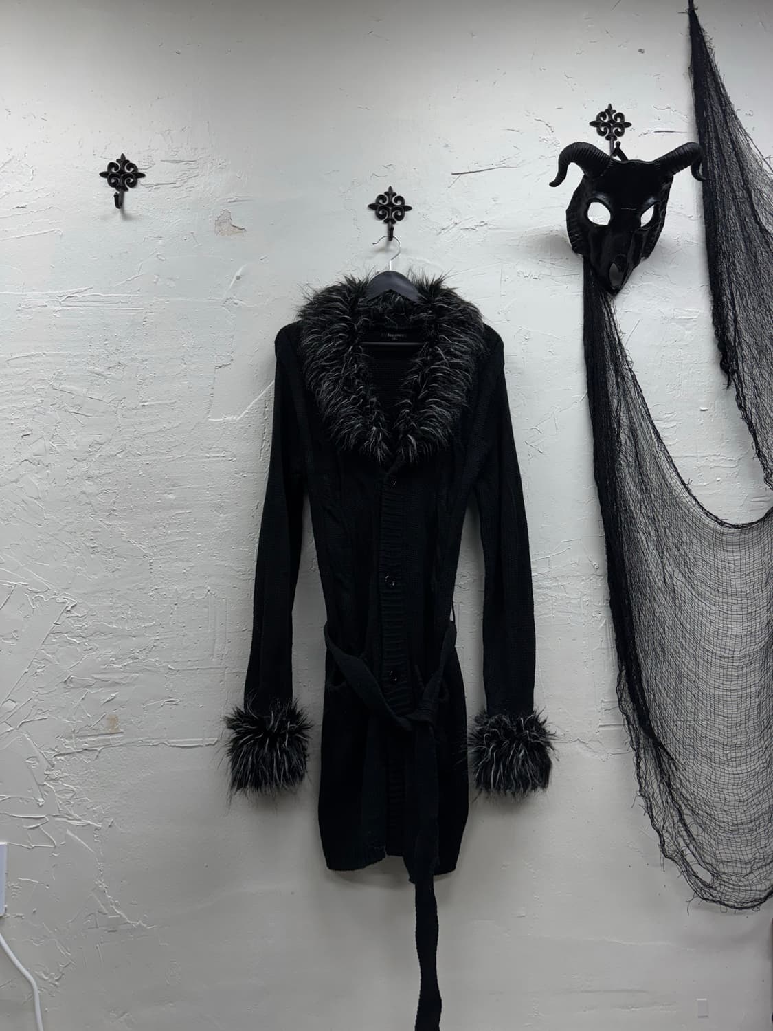 Unknown 00s vkei trimming fur cardigan 상품이미지2