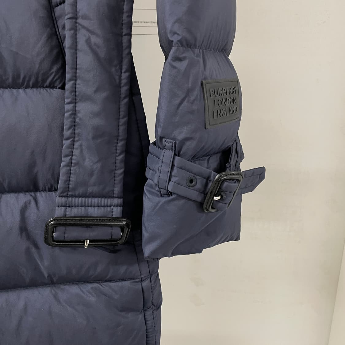 버버리 롱패딩 네이비 S(W) 상품이미지5