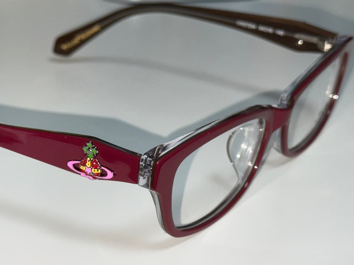 정품 비비안웨스트우드 버건디 안경  주얼리목걸이가방 상품이미지5