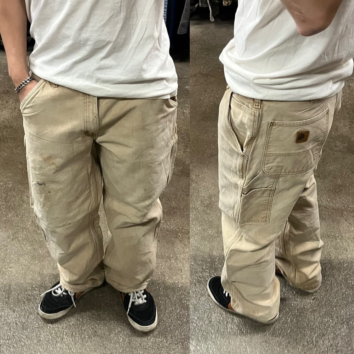 Carhartt 플란넬 라인드 카펜터 팬츠 (33“) 상품이미지1