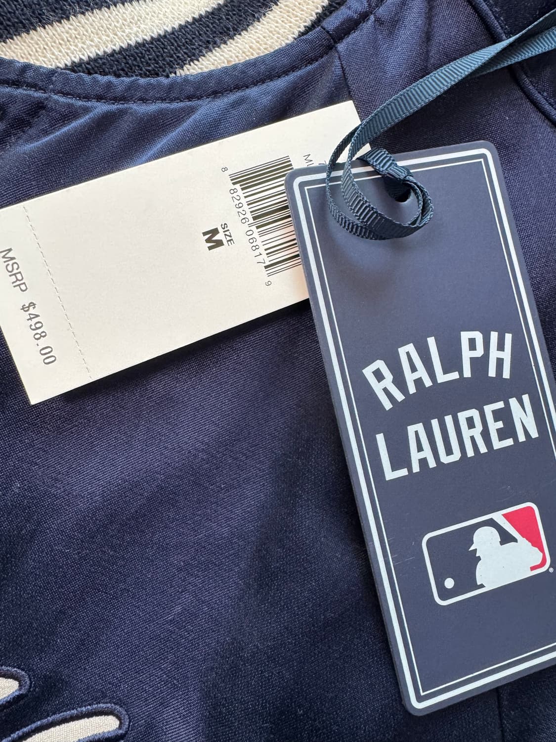 폴로 MLB 양키즈 새틴 바시티 자켓 상품이미지5