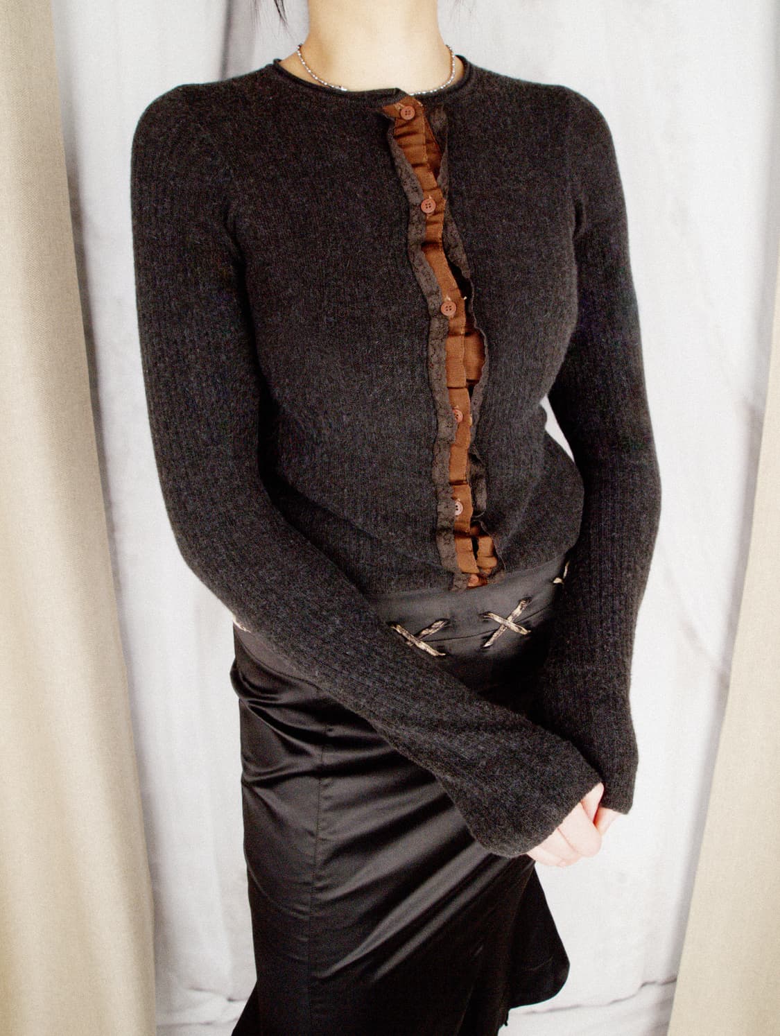 Lace Knit Cardigan 상품이미지1