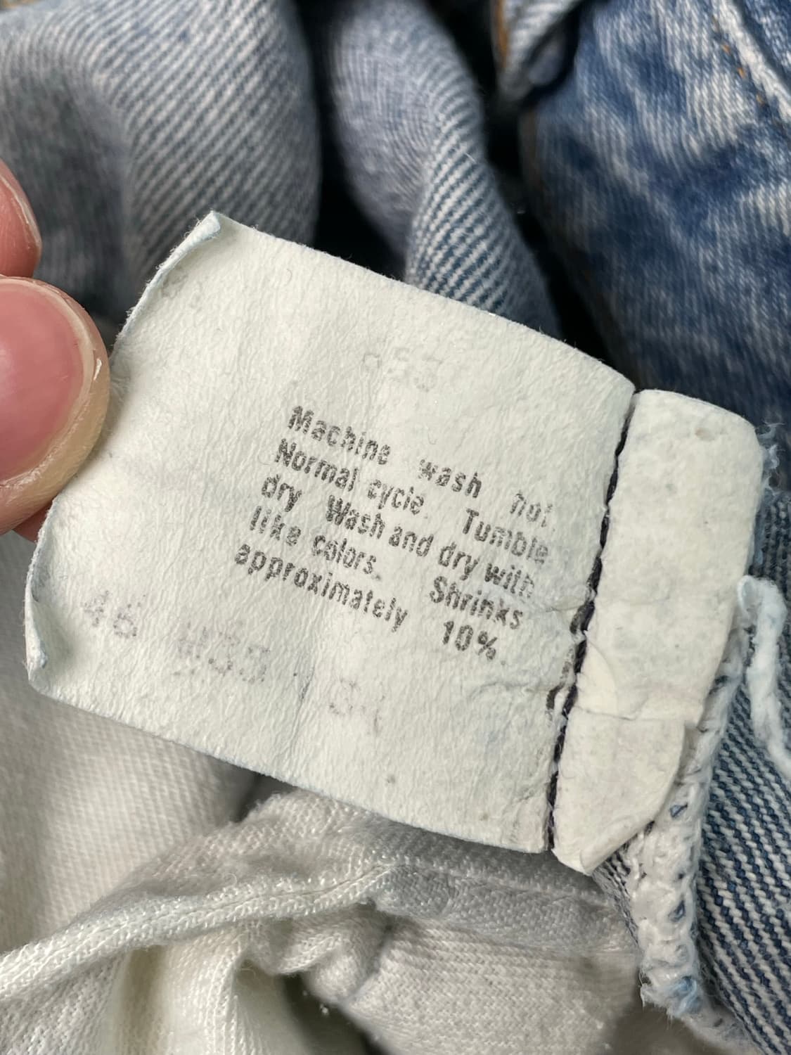 80s USA 빈티지 리바이스 501 [W35L34] 상품이미지7