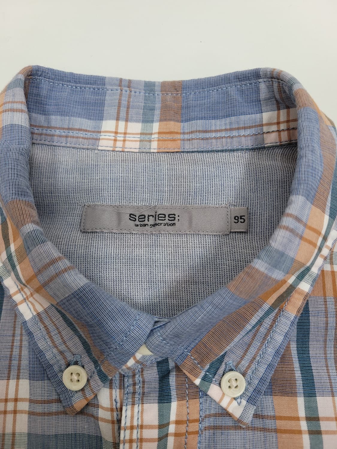 Series 시리즈 코튼 체크 셔츠 / 남 95 BL
 상품이미지8