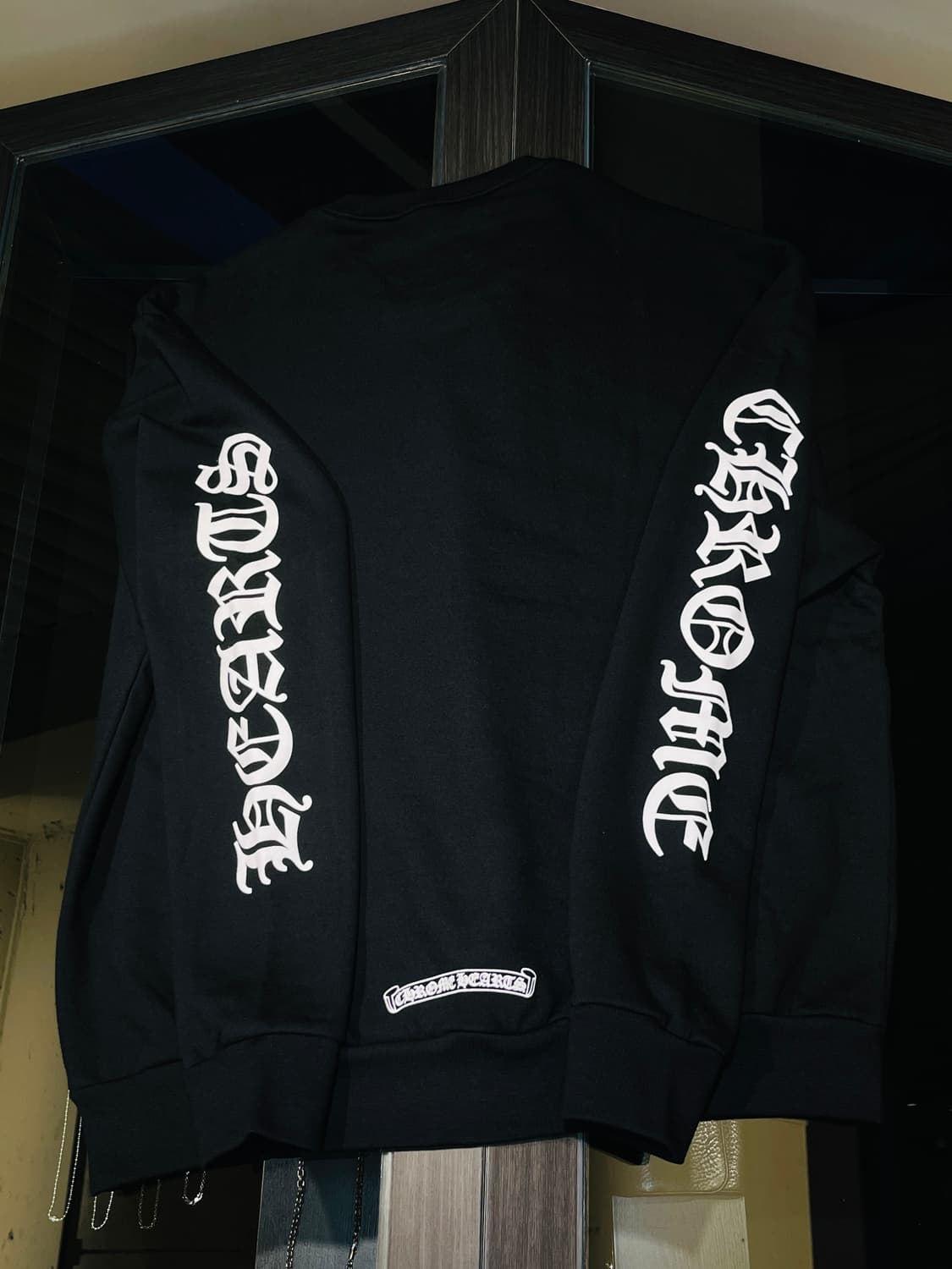 크롬하츠 넥로고 스웻 티셔츠 XS 상품이미지2