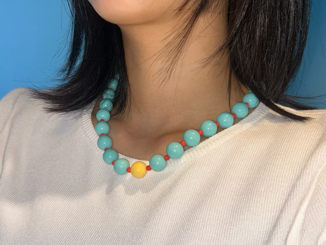 Baby blue necklace  상품이미지1
