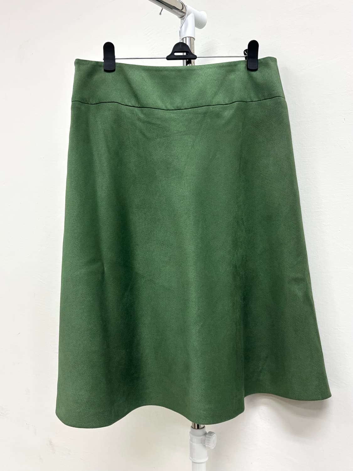 빈티지 그린 미디 스커트 상품이미지6