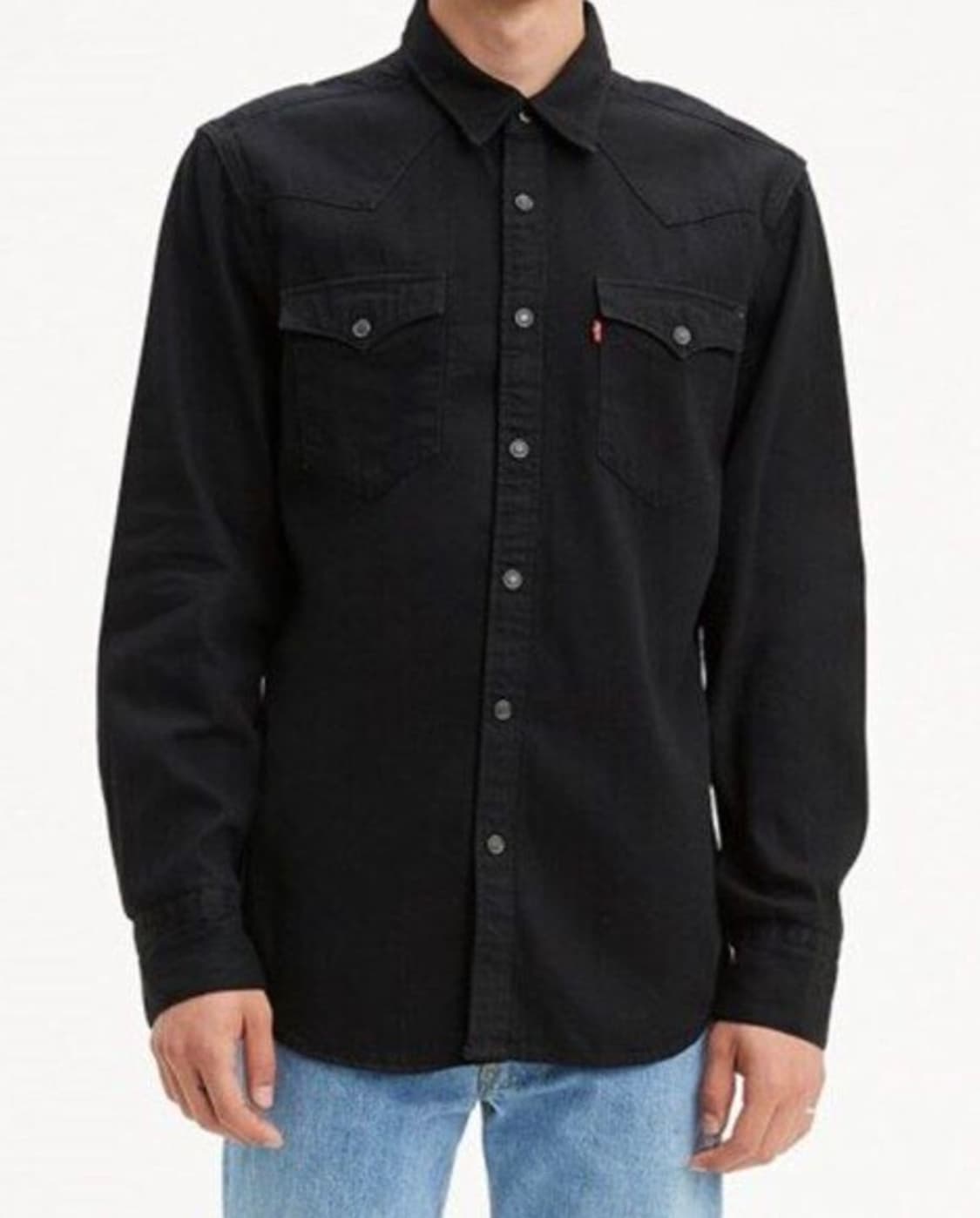 [M] Levis 리바이스 바스토우 웨스턴 블랙 데님셔츠 자켓 상품이미지6