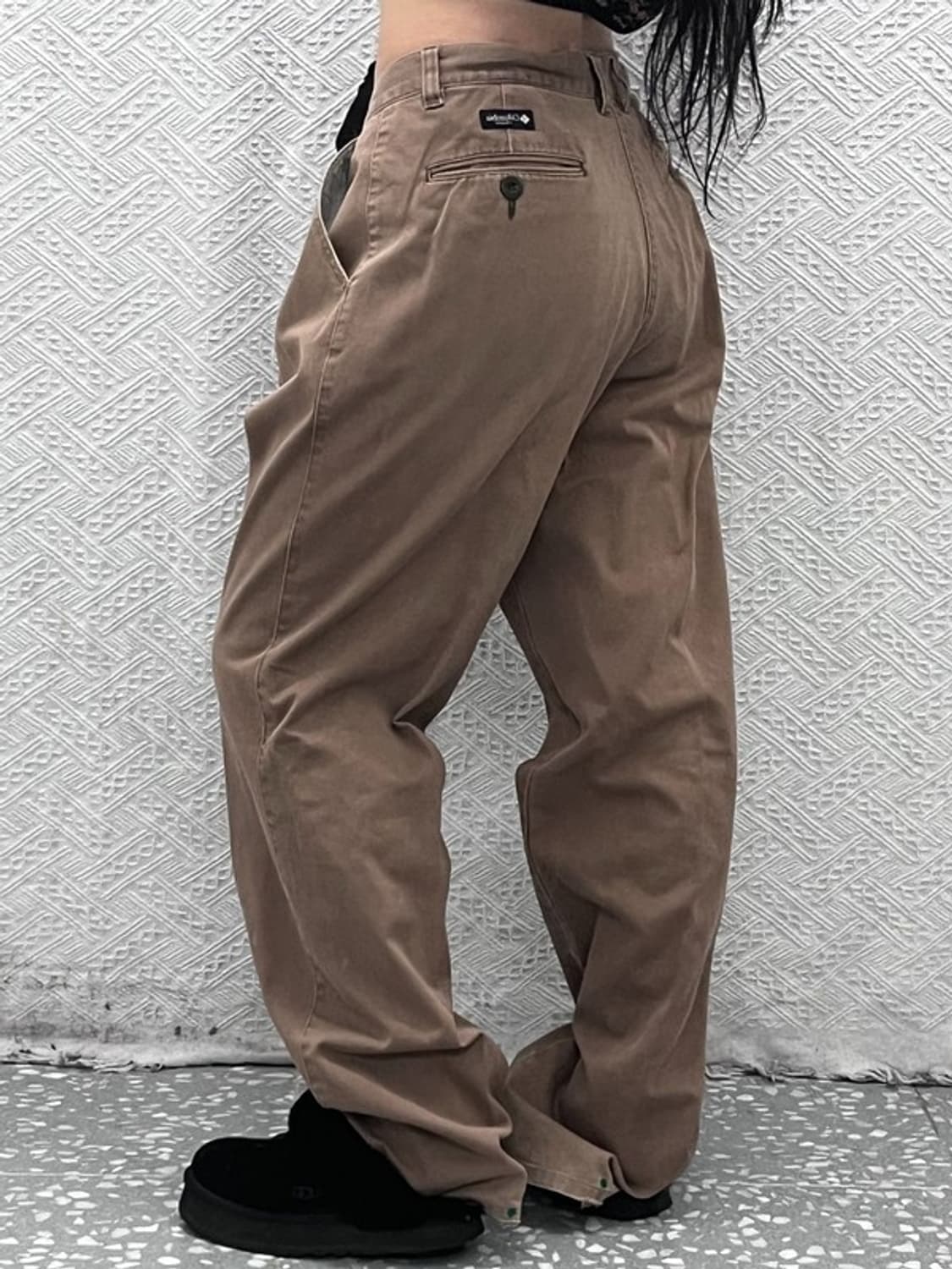 콜럼비아 빈티지 모던 캐주얼 핀턱 치노 면바지 33인치 C09105 상품이미지2