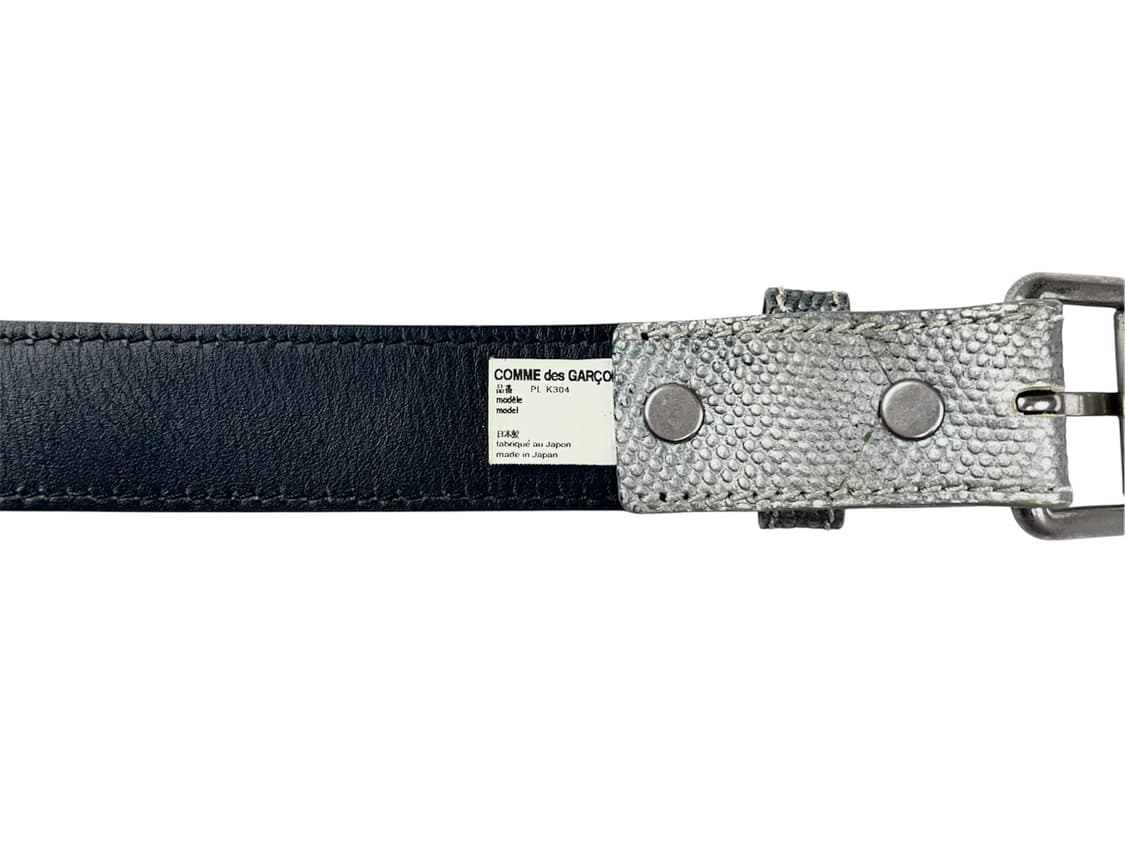 lizard embossed leather belt 상품이미지9