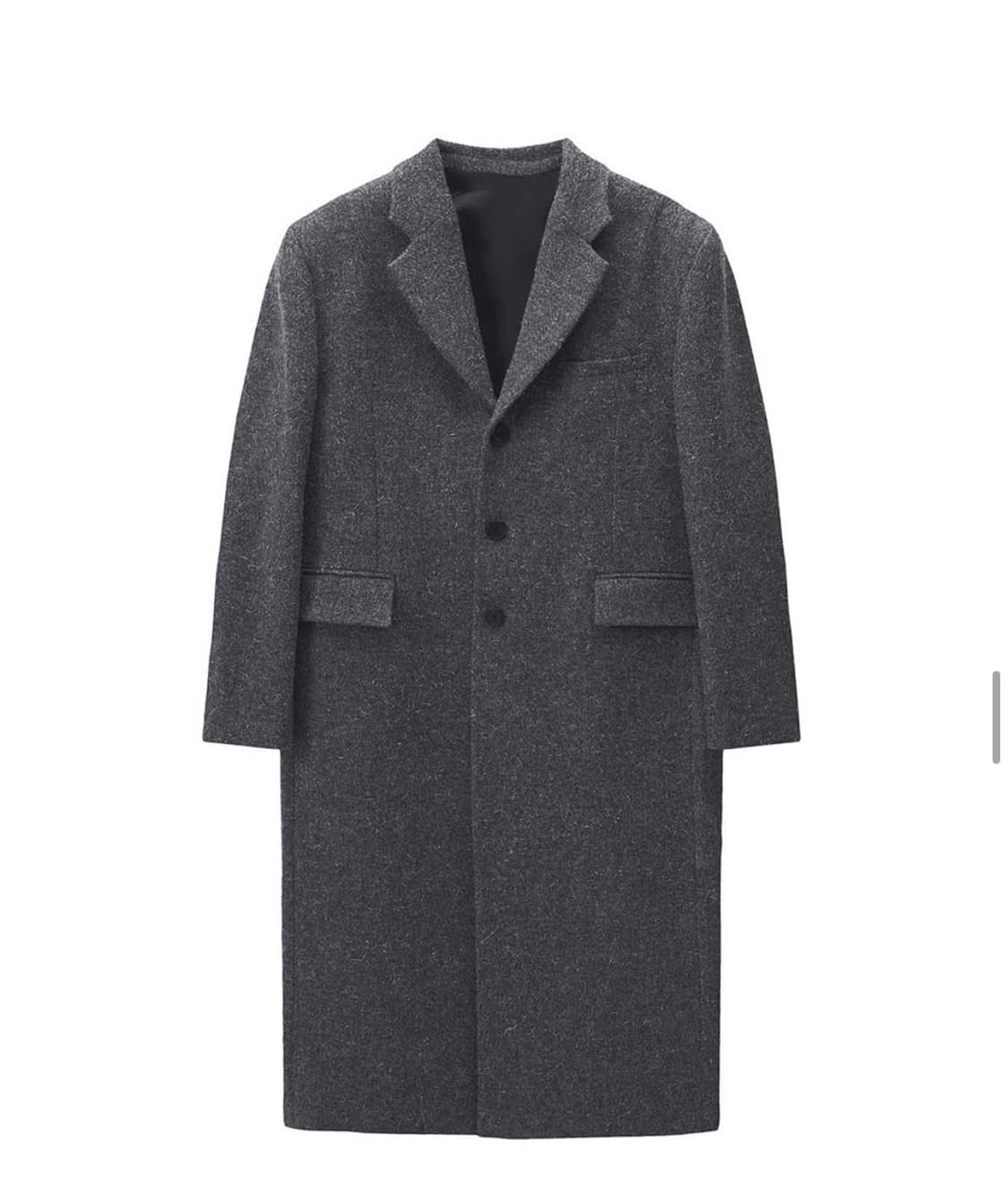 구매) STU 에스티유 백 버튼 싱글 코트 그레이 L 상품이미지2