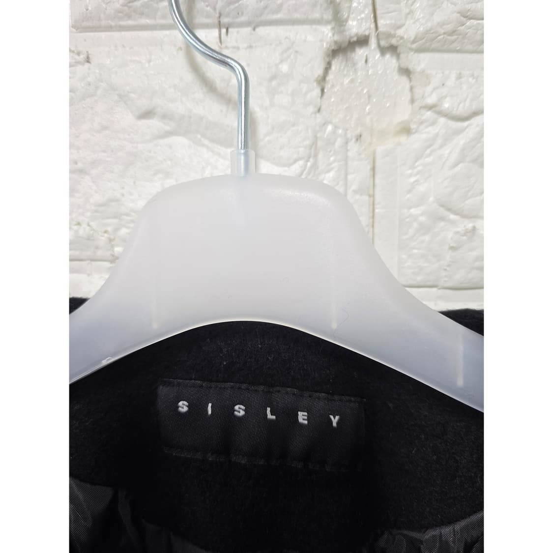 택포// 21s 시슬리 블랙 코트 44사이즈 상품이미지2