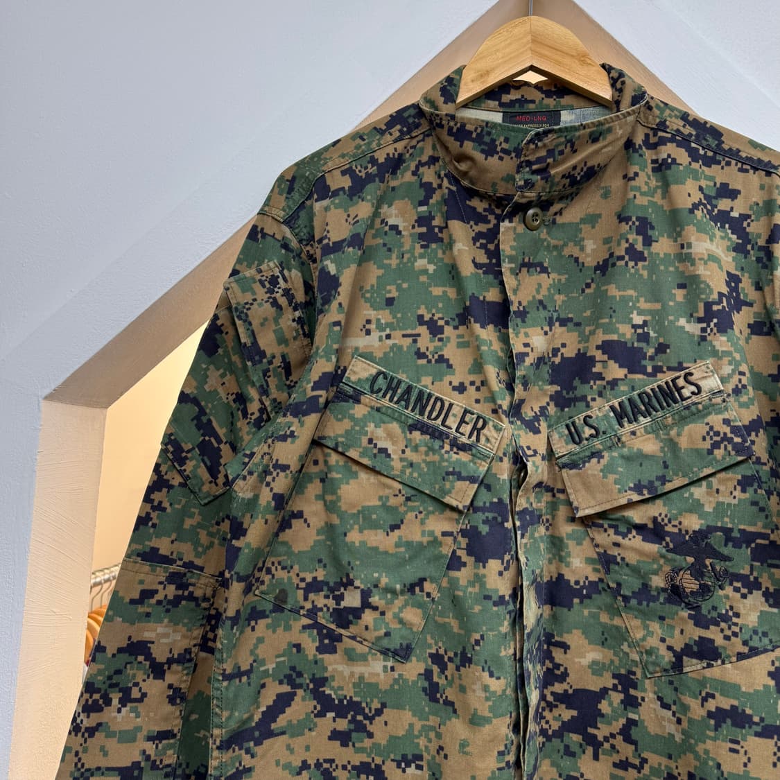 US Army 미 해병대 우드랜드 디지털 카모 셔츠 (XL)  상품이미지4