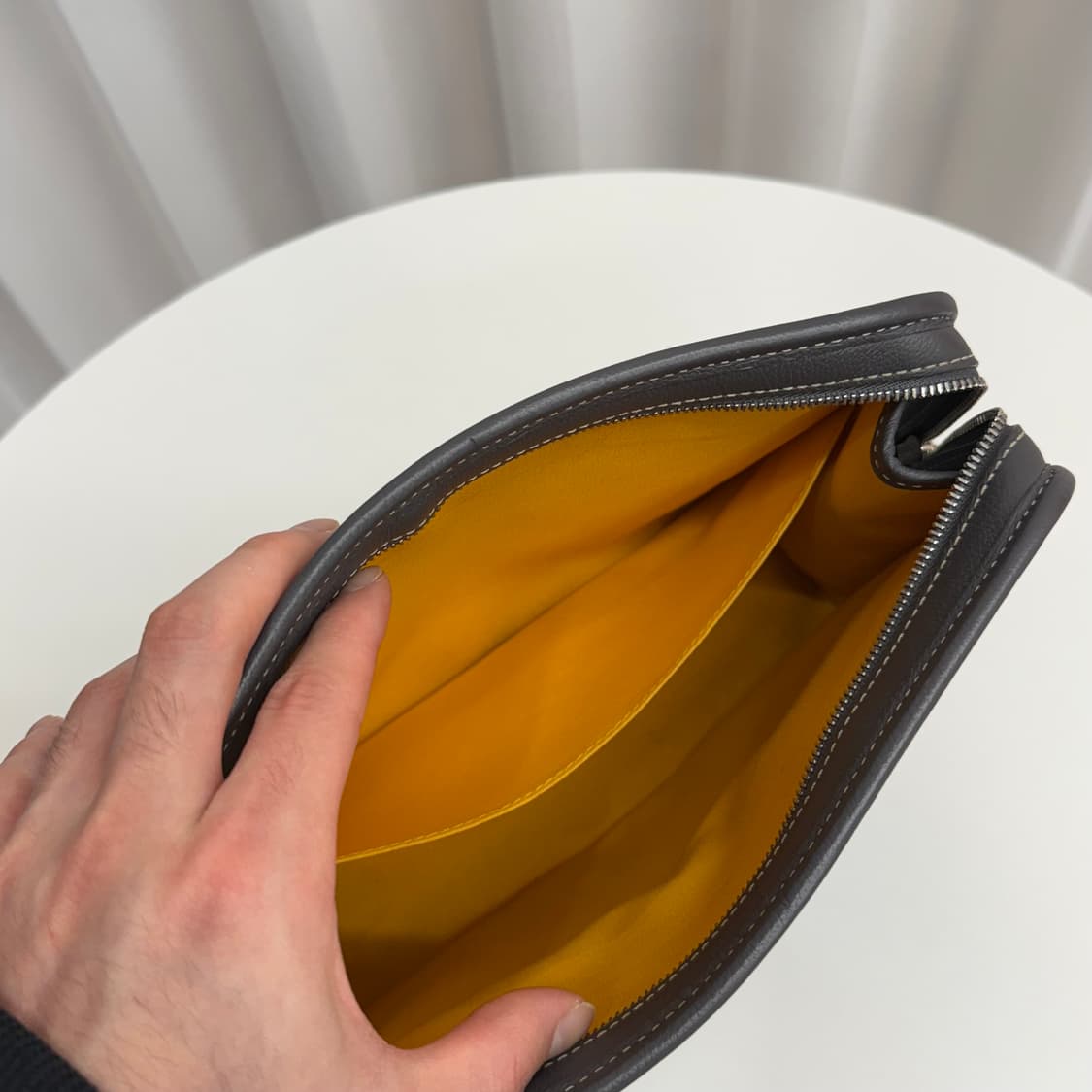 [정품] 고야드 쥬방스 클러치백 MM 스페셜 그레이 상품이미지7