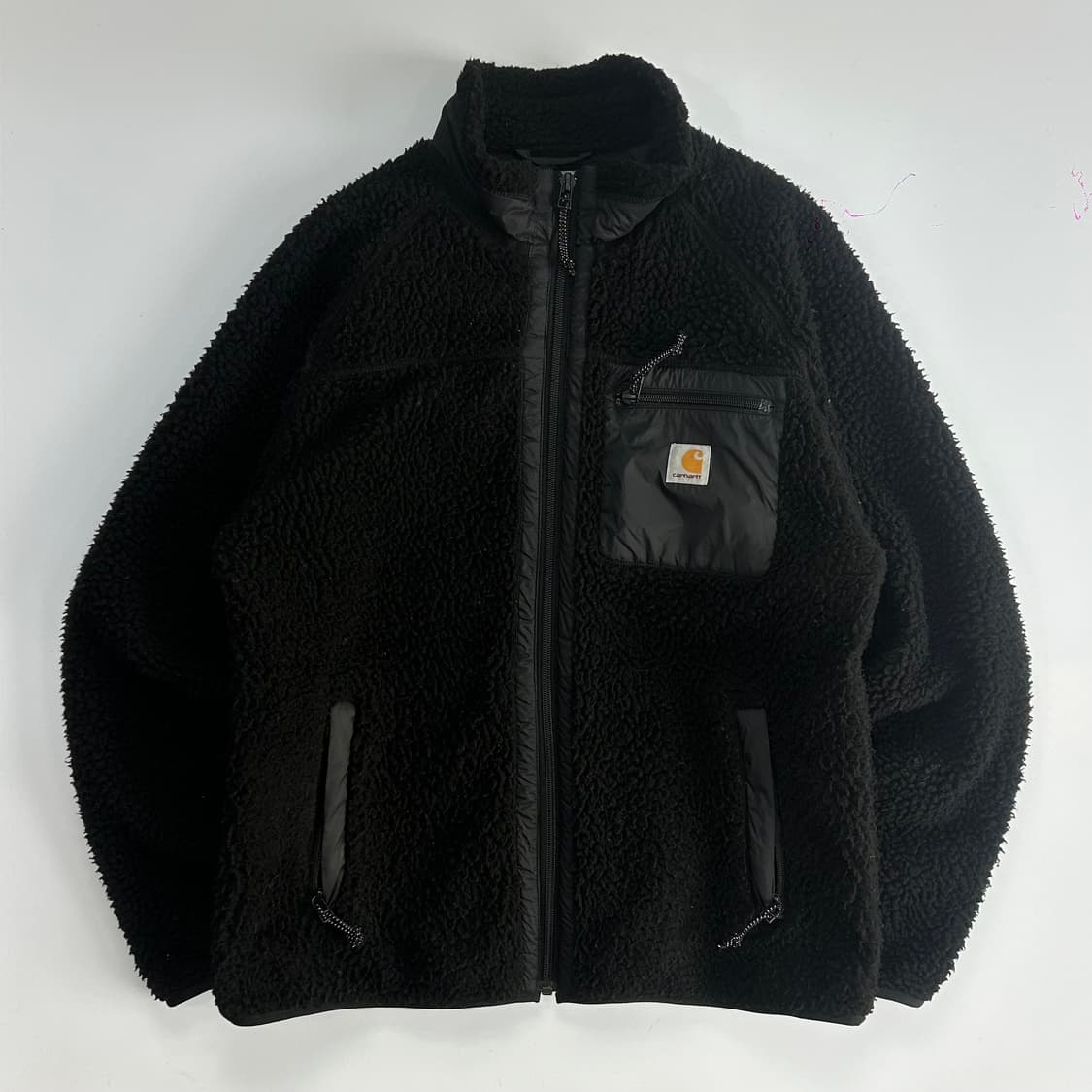 Carhartt 칼하트 블랙 후리스 자켓 상품이미지3