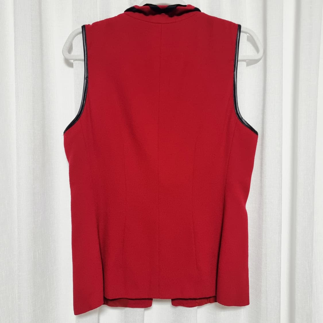 발렌티노 miss V 울혼방 조끼 베스트 (55-날씬66) 블랙타이큐빅 상품이미지4