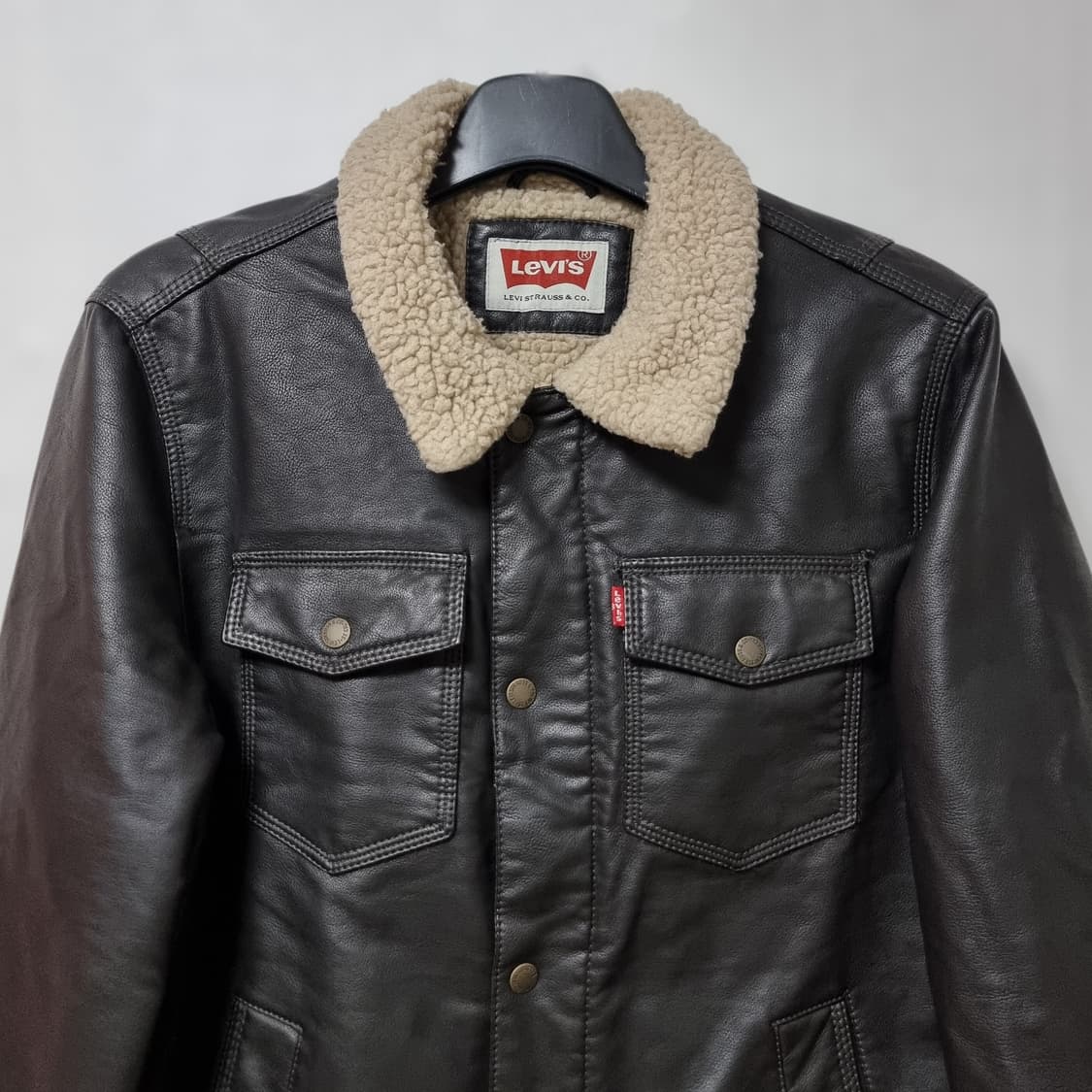 리바이스 쉐르파 레더 트러커 자켓 95 상품이미지3