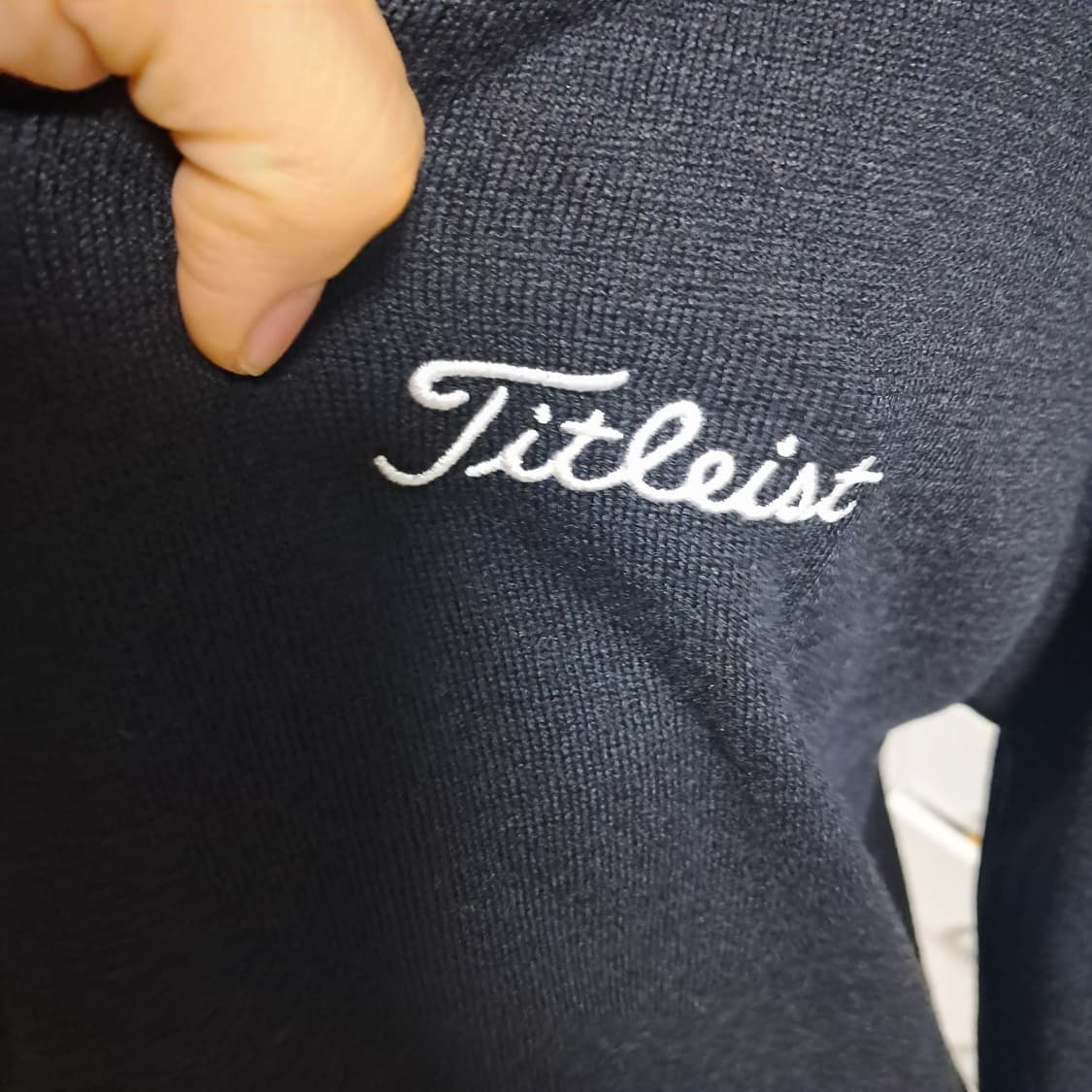 타이틀리스트 남성 골프 V넥 니트 XL(105) 상품이미지5