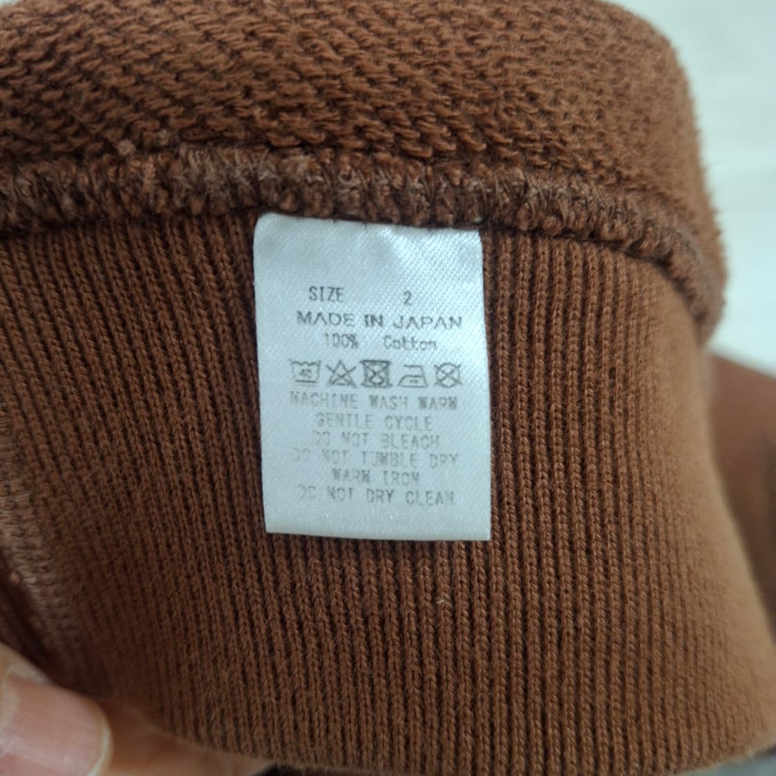 [2] 마카웨어 휴지 스웻 셔츠 피치 베이지 markaware 상품이미지4