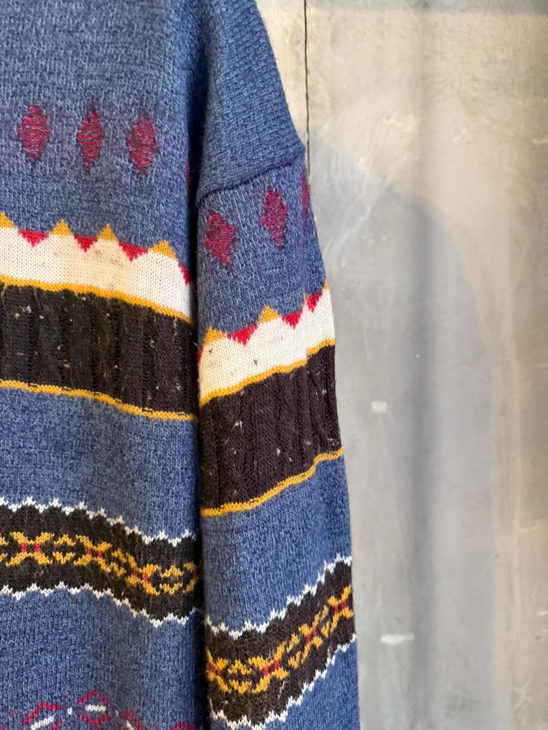 STEFANO DASSI 그래픽 니트 105 상품이미지4