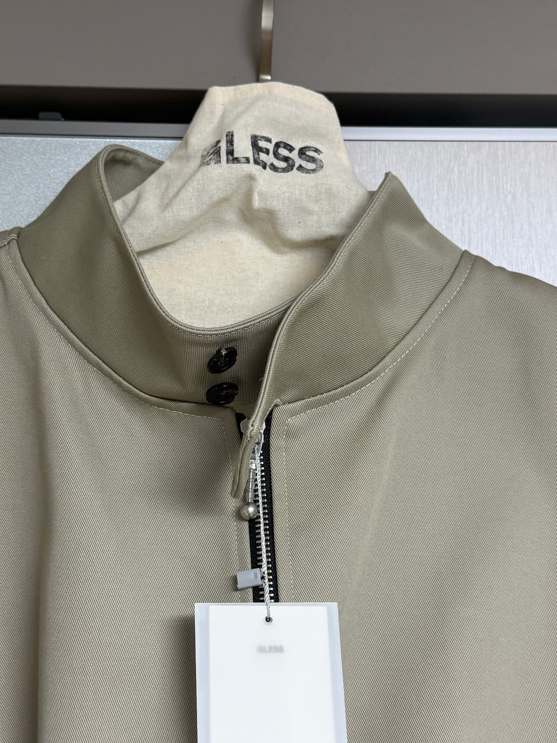 gless 글레스 해링턴 자켓 베이지 새제품 상품이미지2