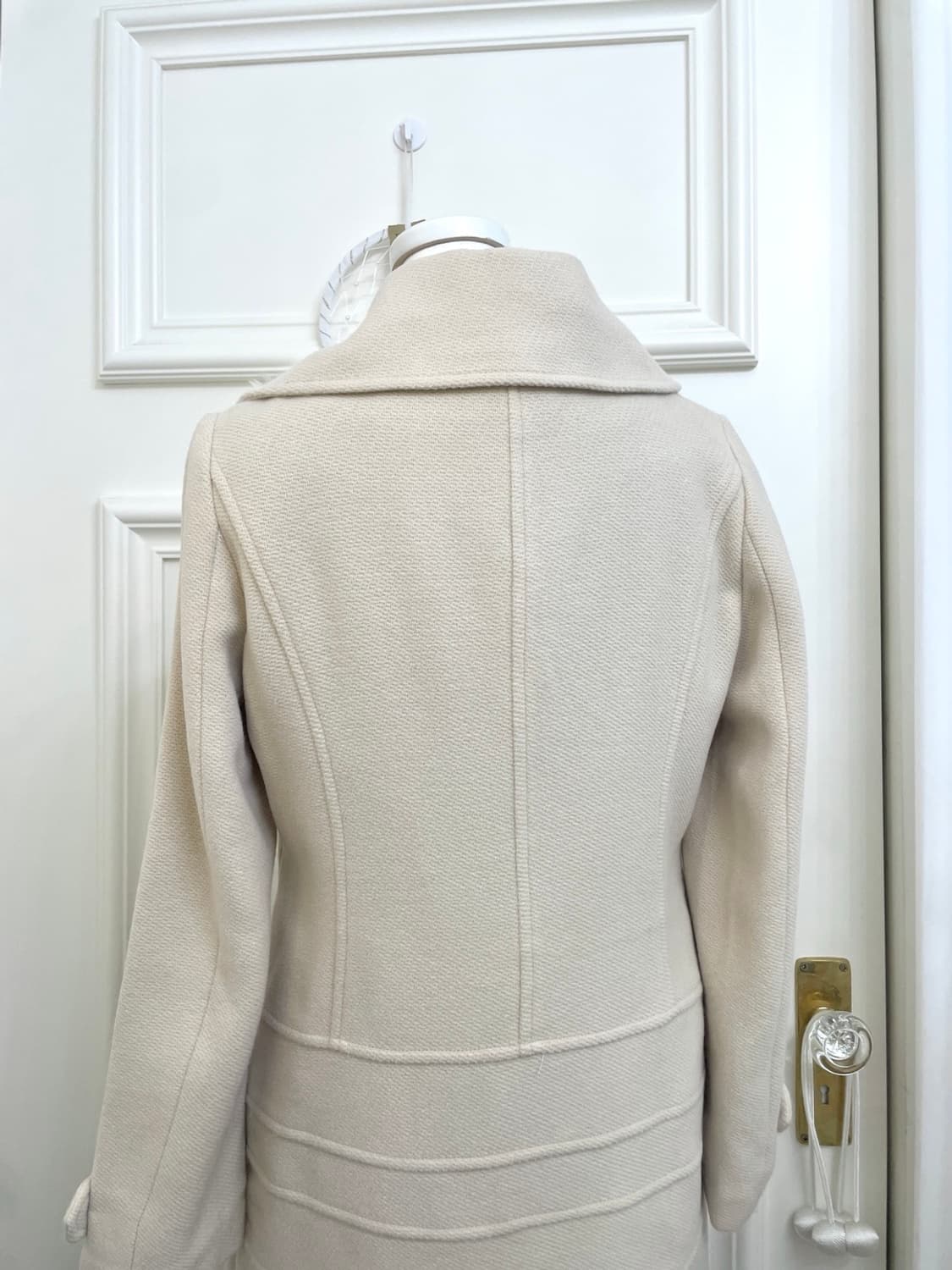 pink cream basic warm coat(size-11) 상품이미지4