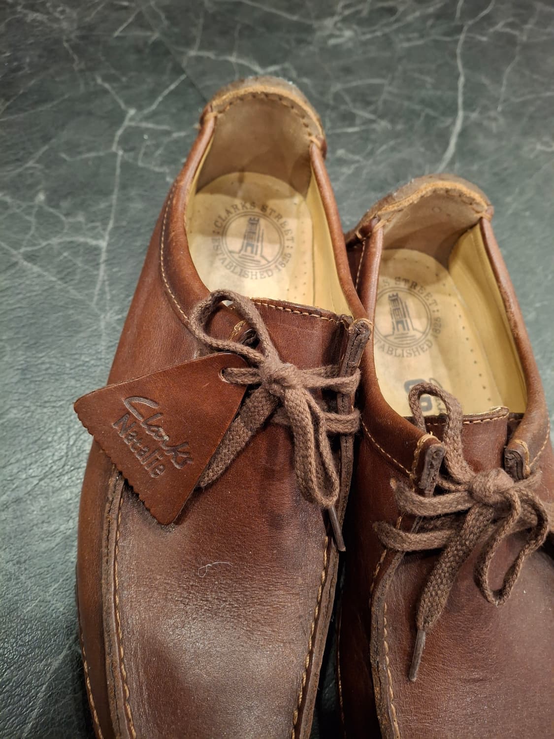 (마지막특가) 클락스 나탈리 브라운 레더 슈즈 250 상품이미지5