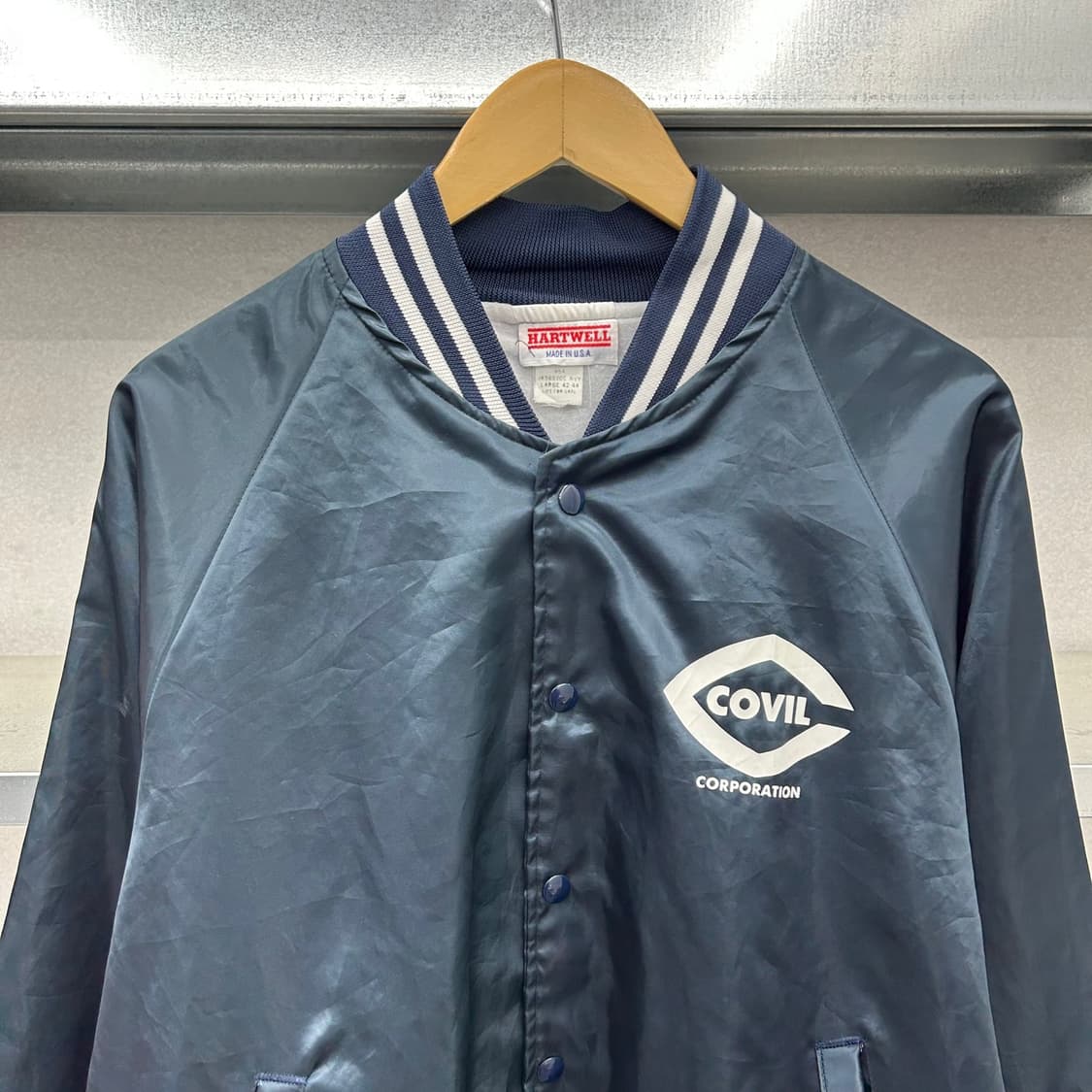 (L)90's HARTWELL USA 바시티자켓-Y355 상품이미지2