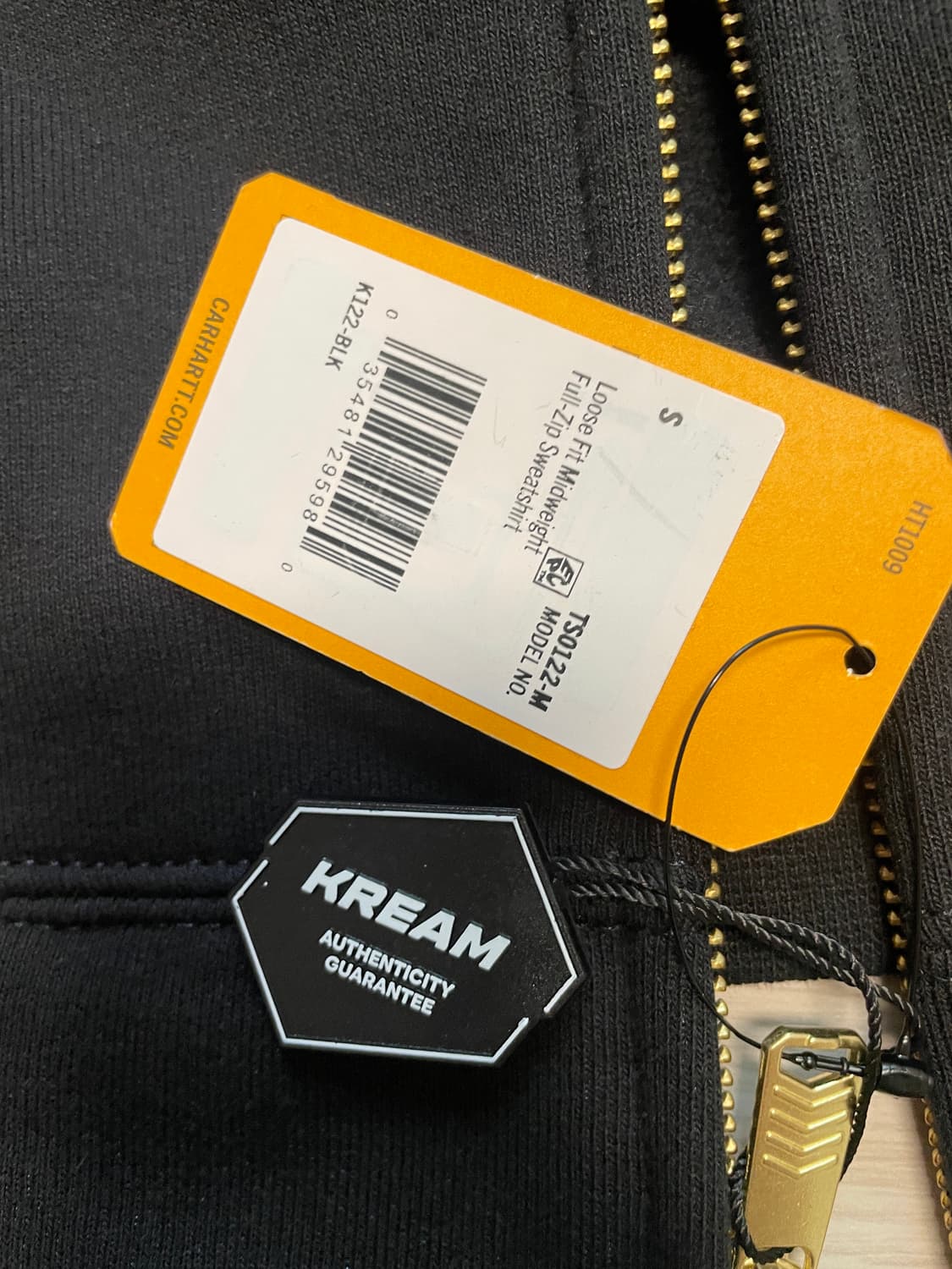 칼하트 루즈핏 후드집업 s 상품이미지2