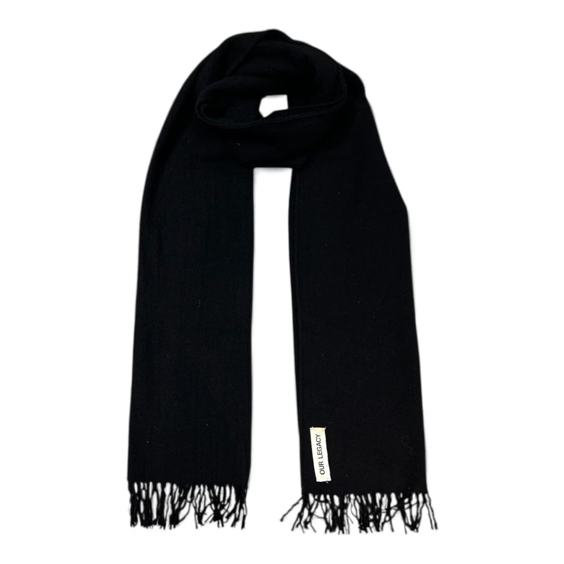 OUE LEGACY Black Fringe Scarf 상품이미지1