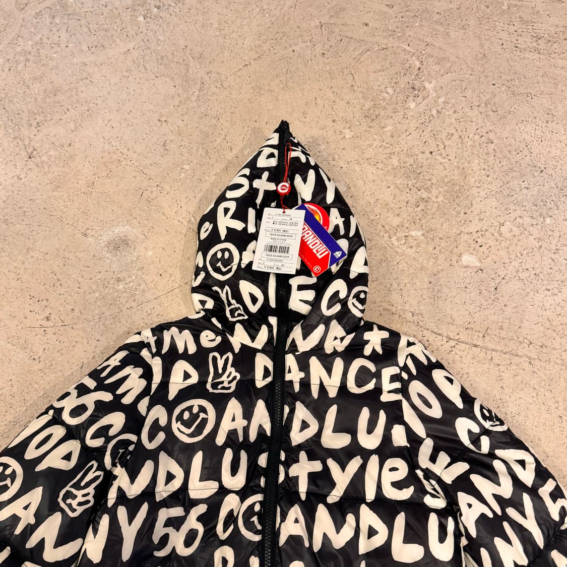 데드스탁 프린팅 패딩 상품이미지2