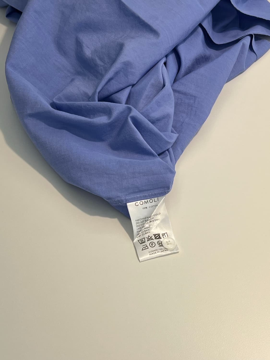 COMOLI 코모리 셔츠 SAX 3 상품이미지6