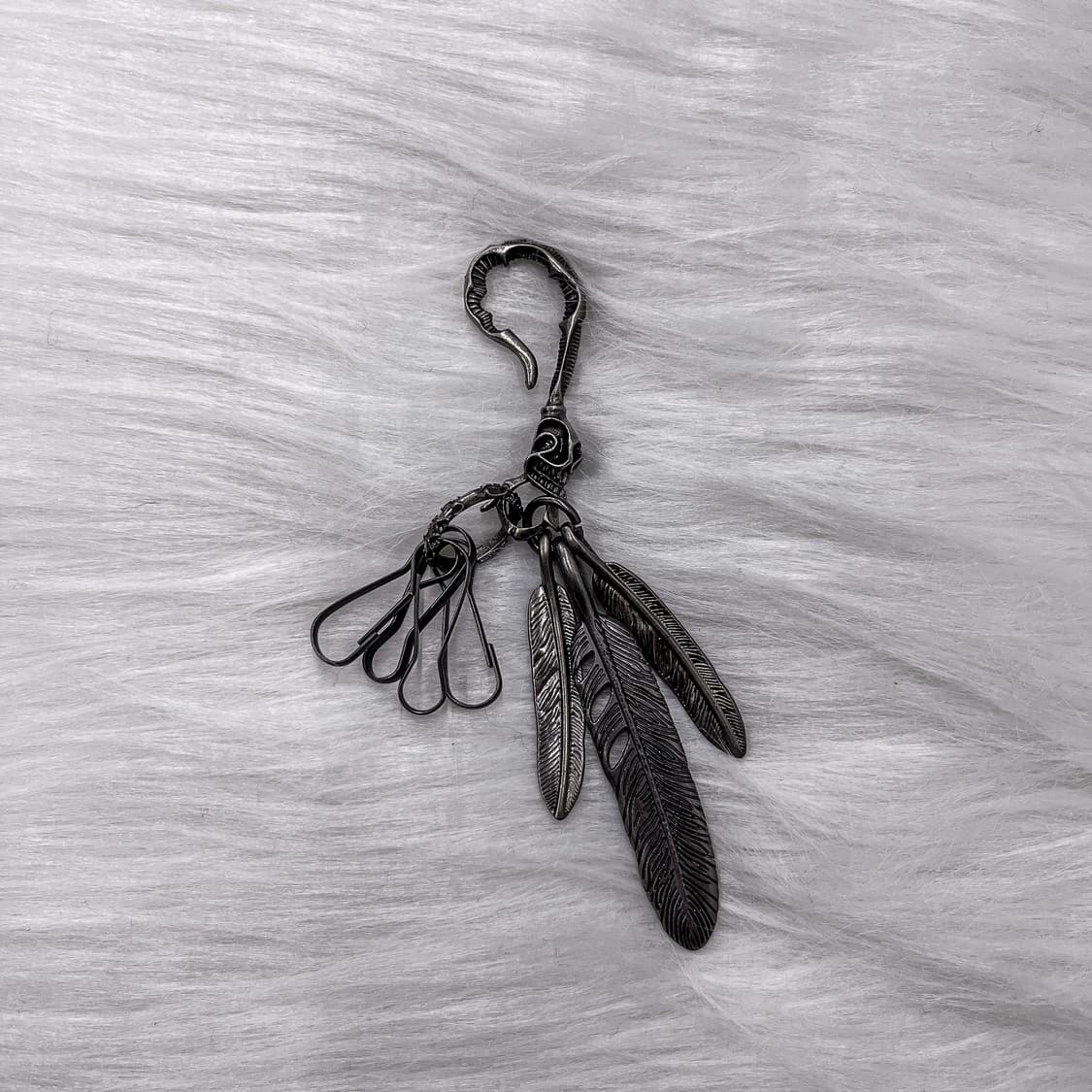 Vintage Ethnic Feather Keyring 상품이미지1
