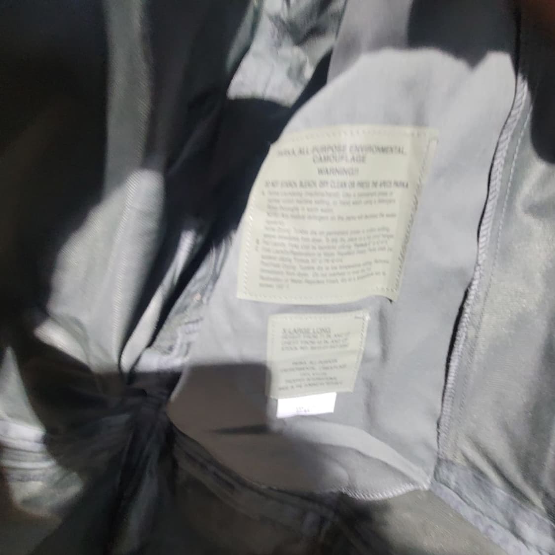 미 오리지널 공군 고어텍스 자켓 상품이미지5