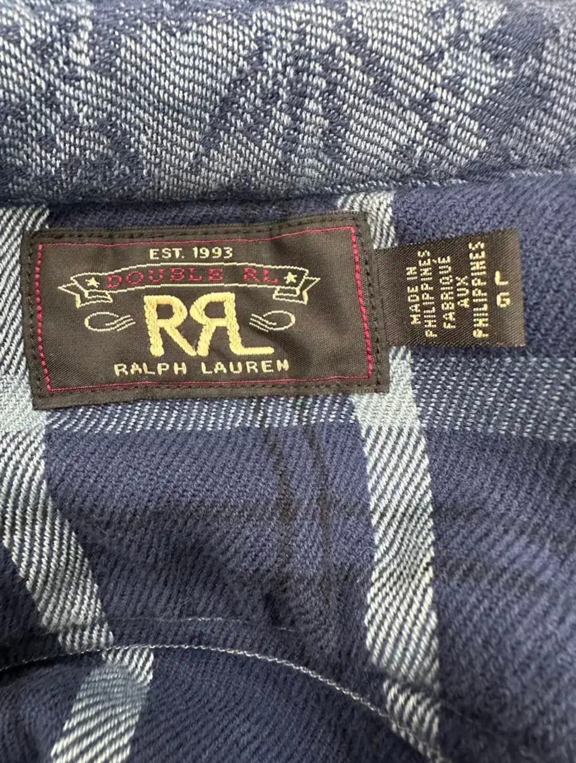 rrl 페어아일 더블페이스 셔츠 L 상품이미지4