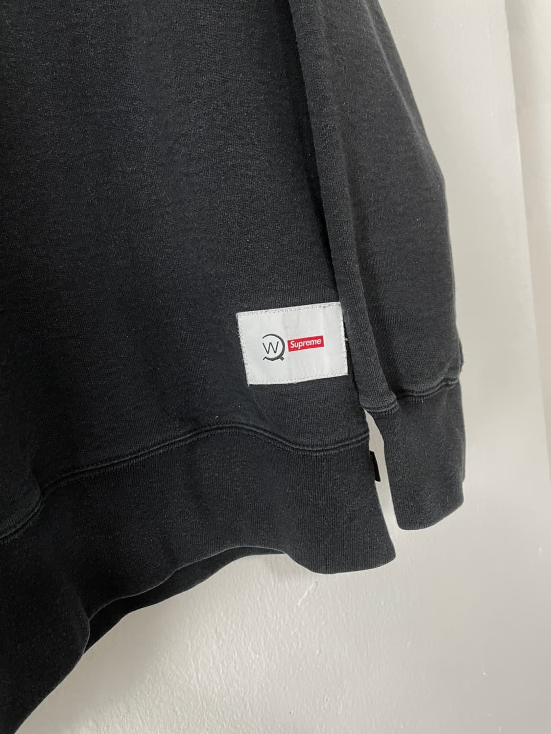 더블탭스 x 슈프림 리버스위브 맨투맨  상품이미지5