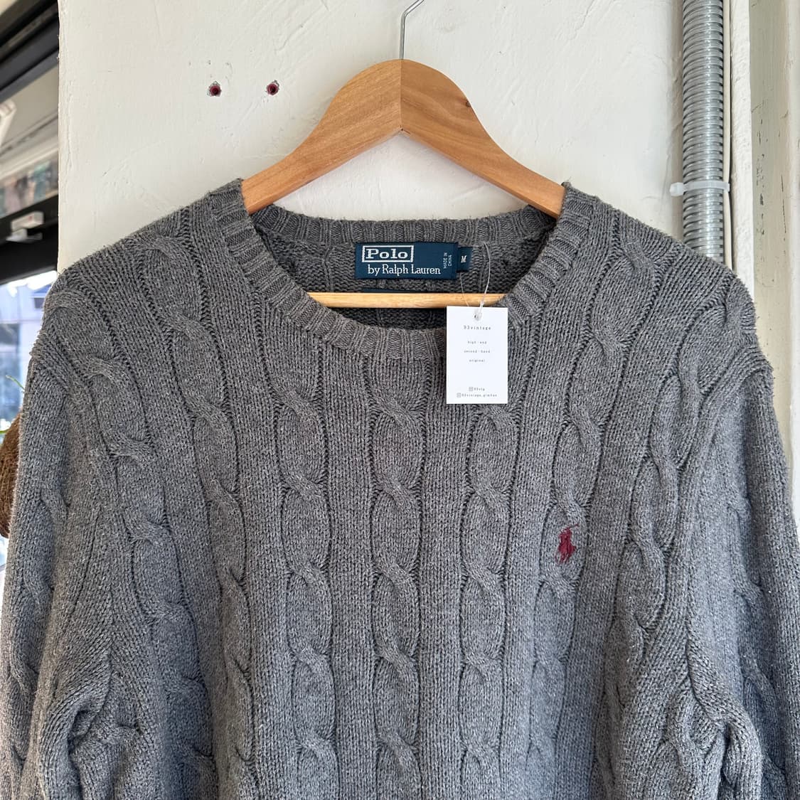 15505 - 폴로 랄프로렌 그레이 케이블 니트 상품이미지1