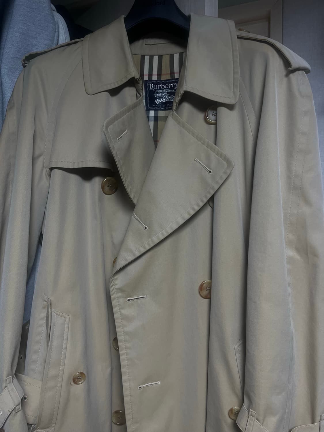 빈티지 베이지 버버리 트렌치 코트 판매  상품이미지8