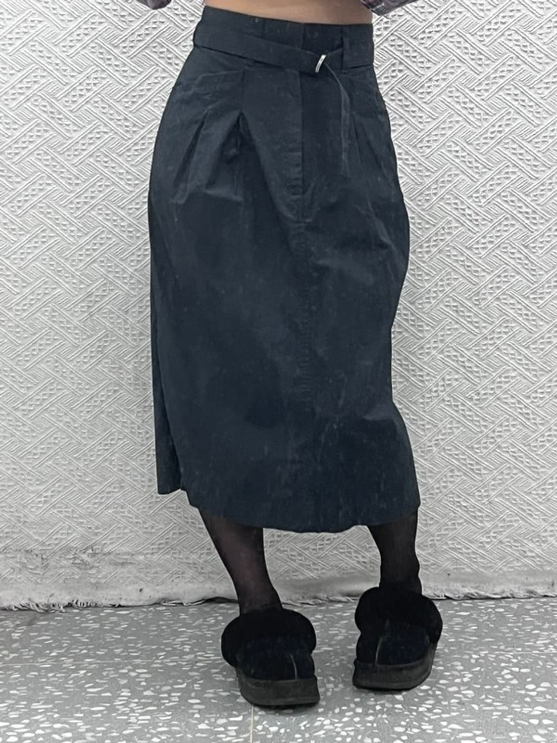 유니클로 U 핀턱 벨티드 페그 스커트 64 C07036 상품이미지2