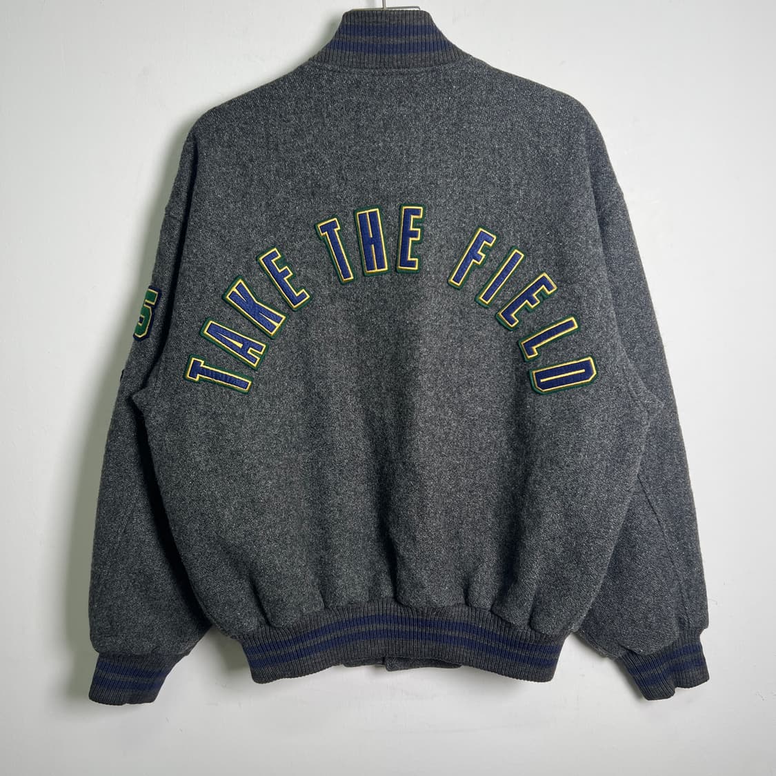 90's 맥그리거 울 바시티 자켓 M 상품이미지6