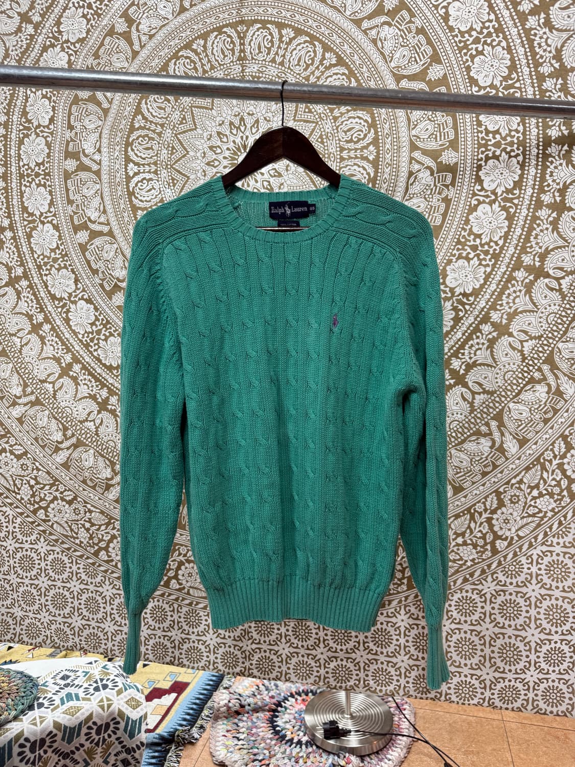 폴로 랄프로렌 민트 케이블 니트  상품이미지3