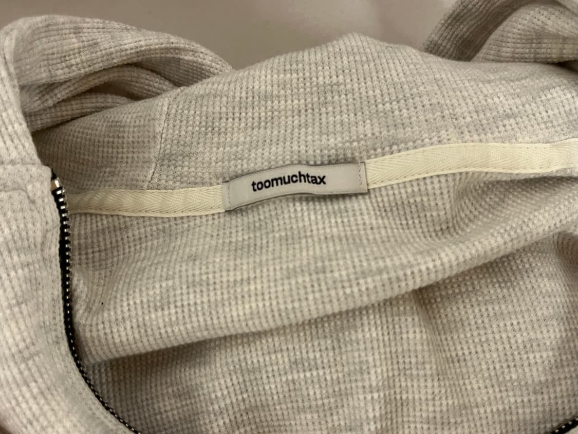 tmt 투머치택스 와플 후드집업 (제니 후드집업) 상품이미지5