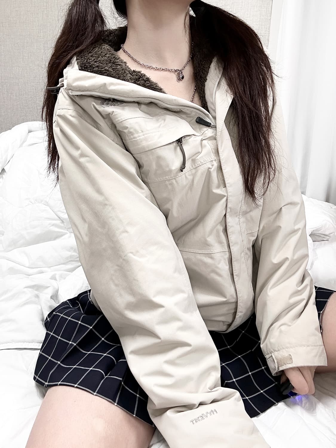 노스페이스 베이지 하이벤트 바람막이 상품이미지3