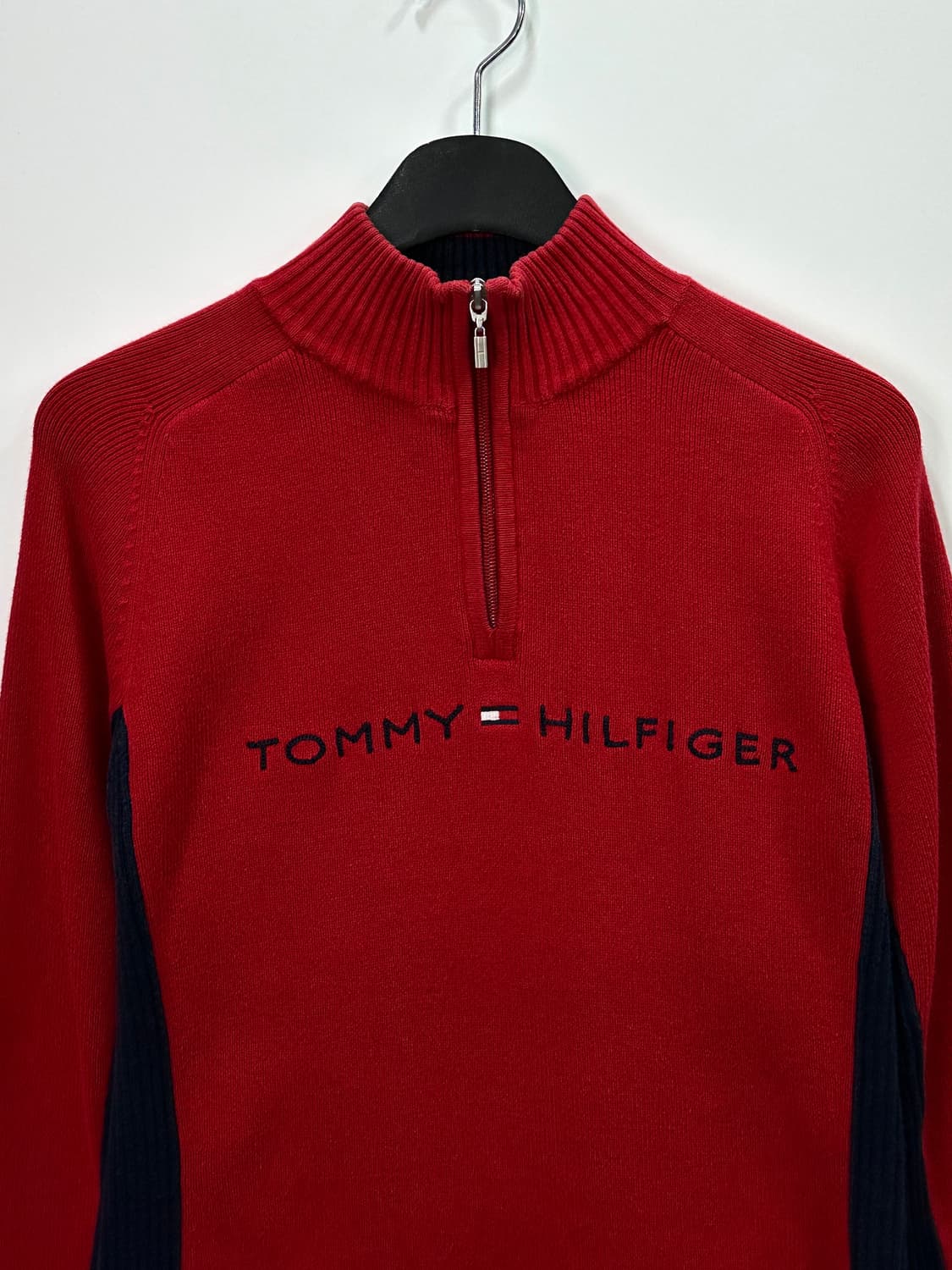 타미힐피거 로고 니트 집업 L 상품이미지2