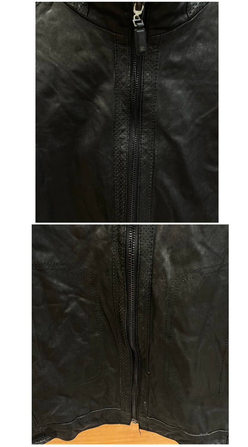 빈티지 양가죽 레더 자켓 블랙 100 #csz3999 상품이미지6