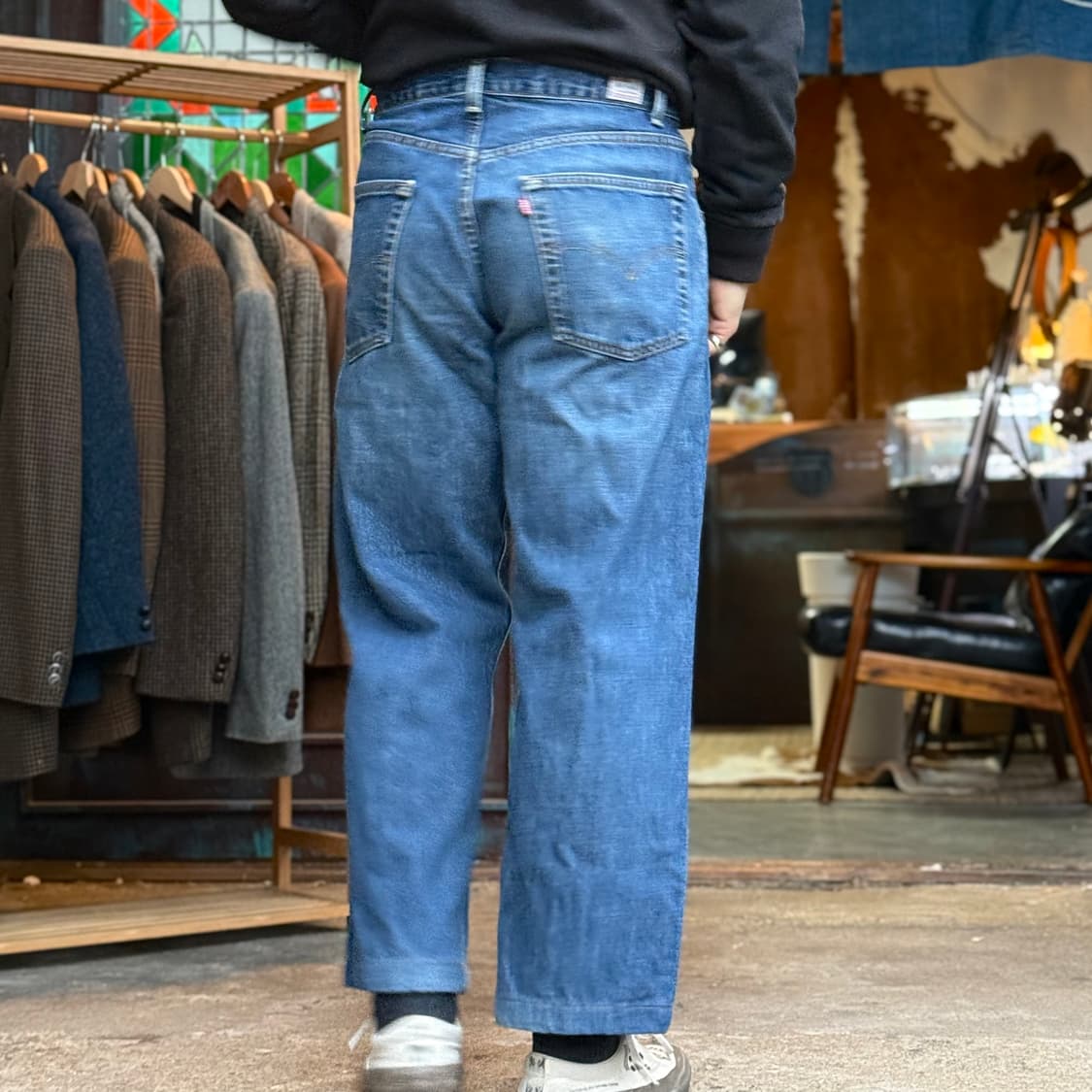 90‘s 리바이스 569 루즈 스트레이트핏 데님 팬츠 32 상품이미지8